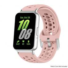 1条全新硅胶表带智能手表手环透气配件替换表带，兼容三星Galaxy Fit3 - for Galaxy Fit3 - 查看 13