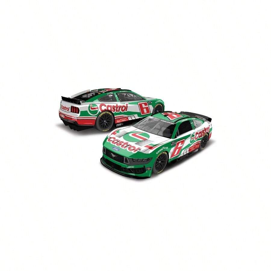 Brad Keselowski 2025 Castrol No. 6 1: 64 Escala HT Coche Fundido a Troquel - inicial - Ver 1