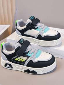1 Pair Kids Soft Sole Sneakers, Girls & Boys Fashion Casual Skateboard Shoes, 2026 Autumn New Arrival