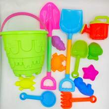Bộ đồ chơi bãi biển cho trẻ em - Xẻng xúc cát lớn, xô và dụng cụ đào bới - Hoàn hảo cho trò chơi cát và nước. - Nhiều màu - Xem 9