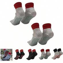 Calcetines Konjoun para pies descalzos, calcetines de dedo para hombres y mujeres, atléticos para correr, calcetines separadores de dedos transpirables para exteriores - 1 pieza-B - Ver 13