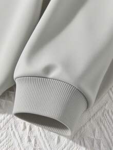 Women'S Cozy Gray Parke Letter Print Sweatshirt -  (2) - Màu Xám nhạt - Xem 3