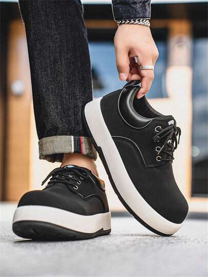 男士厚底复古德比鞋，厚底设计，穿着舒适，百搭