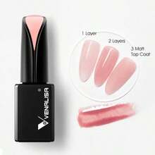 VENALISA 15ml Jelly Pink Gel Nail Polish, Neutral Jelly Nude Pink Gel Polish Sheer Pink Translucent Color Soak Off UV LED Nail Gel Polish Nail Art Starter Manicure Salon DIY At Home, 0.53 OZ - Color15 - 查看 4