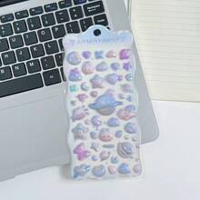 Pegatinas 3D con relieve de dibujos animados, pegatinas divertidas, pegatinas con relieve, pegatinas impermeables de alta calidad, decoraciones lindas, pegatinas de gemas de cristal, pegatinas lindas para botellas de agua, planificadores, cuadernos, regalos para niñas, regalos navideños