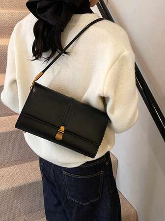 Sac bandoulière minimaliste, sac à bandoulière de sty pour le travail, sac polyvalent rétro pour sous le bras pour femmes