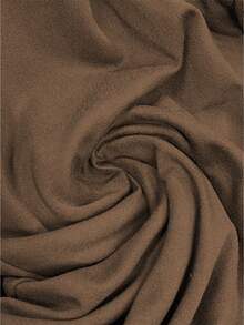 Brown Petite High Waist Flare Pants Women's Slim Fit Stretchy Trousers - Brown - View 8