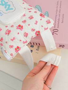 1pc Portable Floral Pattern Tissue And Wet Wipe Dispenser For Stroller, Quilted Wet Wipe Bag For Tissue Storage, With Optional Wet Wipe Refill Bag, Wet Wipe Pouch, Multi-Functional Wet Wipe Organizer Bag, Ideal Gift For Moms, Teachers, Valentine's Day, Anniversary, Bridesmaids, Housewarming, Home Decor For Nursery, Bedroom, Bathroom, Living Room, Dorm - Multicolor - View 7