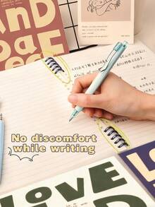 1pc/8pcs Retro American B5 Loose-Leaf Notebook, A5 Removable Non-Slip Notebook Suitable For Students And Office Use, DIY Memo Pad, A4 Minimalist Notebook - Multicolor - View 6