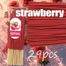 29/73/151/253支装高品质草莓香薰棒，适用于居家、露营、庭院、泳池及户外活动 - 瑜伽冥想放松 - 草莓 - 查看 9
