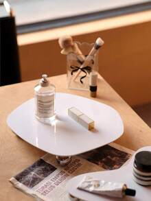 1 Stück acryl Mond Tablett, asymmetrisch geometrisches romantisches französisches Stil Luxus Heim Dekoration Duftkerzenhalter - Tablett - Übersicht 2