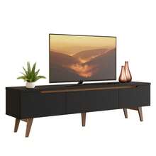Mueble Mesa Para Tv Rack Madesa Reims 80' Negro 10 - Negro - Ver 3