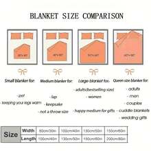 Halloween Nightmare Before Christmas Cartoon Print Flannel Blanket, Perfect For Sofa, Office, Nap, Travel And Camping, Super Soft And Warm - Nhiều màu - Xem 5