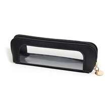 1 pieza Bolsa transparente para brochas de maquillaje, bolsa de almacenamiento de cosméticos portátil, adecuada para viajes diarios, bolsa de almacenamiento con cremallera, bolsa organizadora, artículos de papelería multifuncionales, bolsa de almacenamiento con cremallera, bolsa organizadora, bolsa de almacenamiento de cosméticos portátil, accesorio de uso diario versátil para mujeres, bolsas de maquillaje, artículos esenciales de viaje, regalos, relleno de calcetines, decoración de habitación - Multicolor - Ver 11