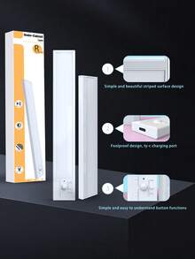 HBOWMDJIA 10CM/20CM/30CM/45CM Smart LED Cabinet Lights, Motion Sensor Lights, PVC Shell, 160 LEDS, Adjustable Color Temperature And Brightness, Long Battery Life, Easy To Install, USB Charging, Under Cabinet Light Suitable For Closet, Cabinet, Bedroom And Stair Lighting - 櫥櫃燈 - 查看 9