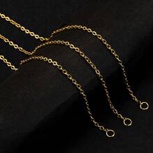 5pcs Stainless Steel Cross Pendant Necklace With Lobster Clasp Adjustable Chain For DIY Jewelry Making - HG0191 - View 9