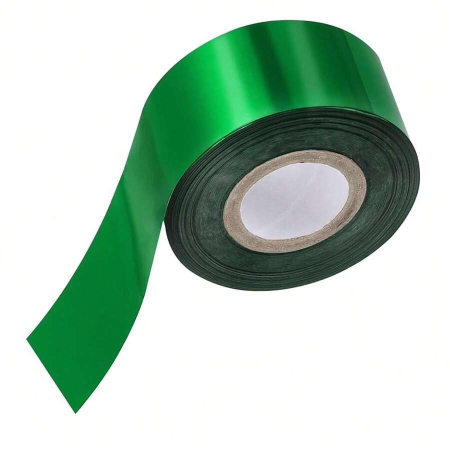 1.6\X400Ft Hot Stamping Foil Paper,Heat Transfer Hot Stamping Paper Foil Roll For Leather DIY Logo Decor Craft Gift Card Package Scrapbook,Green,1.6inchx400Ft,Green - Green - 查看 1