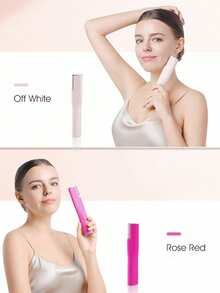 1 Piece Ultrasonic Hair Remover Electric Shaver - Painless Leg & Armpit Hair Removal, Rechargeable Bikini Trimmer For Women | Cordless Epilator - Multicolor - View 5