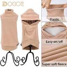 YSudadera de forro polar para perros pequeños Sudaderas con capucha para clima  primavera suave chaleco engrosamiento calido para gatos cachorros ropa sueter de invierno sudadera para mascotas Pijamas para perros pequeños gatos cachorros pequeño beige - Beis - Ver 3