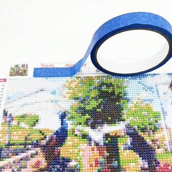 1pc 2cm Diamond Painting Tape Multi-Surface Masking Easy Removal Paint Tape Security Moasic Tool Wall Painting Crafts Art