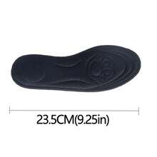 1 Pair Black Cat Paw Print Breathable Soft Comfortable Shoe Insoles, Mesh Ventilation Sports Insoles - Black - View 6