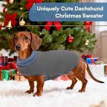 YQueenmore Chaleco Polar Suave con elastico Abrigo calido de Invierno para Perros Ideal para climas frios. Sueter para Perros Salchicha pequeños Gatos machos o Hembras Gris S . - como en la foto - Ver 5