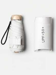 7.5英寸/19厘米迷你折叠伞，便携式户外遮阳伞，防紫外线遮阳伞，带收纳袋，防晒，6根伞骨+加厚黑色防水涂层，是户外、旅行、夏季防晒的理想之选，防风防水，春夏必备，伴娘礼物，房间、卧室装饰，海滩，旅行，男女通用，度假佳品。 - 彩色 - 查看 16