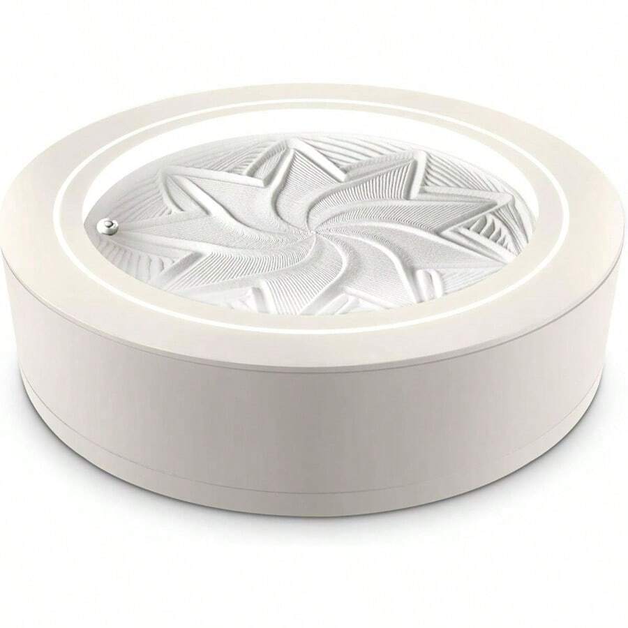 Drift Sandscape de 11 pulgadas, tamao compacto, jardn Zen, accesorios de meditacin, paisaje de decorativo, iluminacin inteligente, habilitado para Wi - Fi crema - Crema - Ver 1