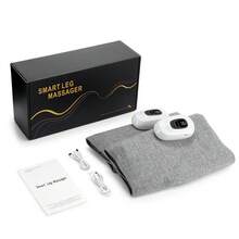 Hailicare 圣诞礼物，小腿按摩器，全自动电动腿部按摩器，3种模式，气压气囊气压按摩，缓解肌肉酸痛，塑造美腿，USB充电