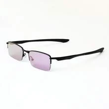 Adult Sunglasses Villain Magnifying Glass Mirrored Frameless Square Frame - C4 - 查看 5