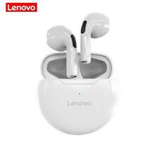 Lenovo 1pc HT38 Wireless Bluetooth Earphone Sport Earbuds With HD Sound Bass Sweatproof Lightweight Comfortable Fit For Women Men Gift Idea Black White Holiday Present - White - View 2