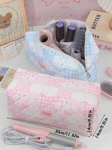 Bộ 1 túi đựng dụng cụ tạo kiểu tóc chống thấm nước, bao gồm máy uốn tóc, máy sấy tóc, kẹp tóc và máy duỗi tóc, túi đựng đồ du lịch dung tích lớn, hộp đựng máy uốn tóc và máy sấy tóc. - Nhiều màu - Xem 11