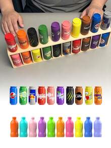 Color Match Bottle - A Party Game That Stimulates Memory And Cognitive Abilities, A Strategic Board Game Suitable For Friend Interaction And Improving Cognitive Skills. It Is The Perfect Choice For Party Supplies, Christmas, Birthdays And Holiday Gifts. A Fun Group Game, And Also A Unique Christmas Gift.