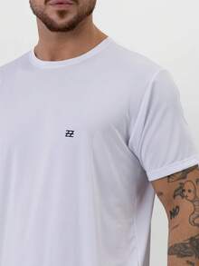 Men's Dry Fit Polyamide Training Gym T-Shirt - 白色 - 查看 6