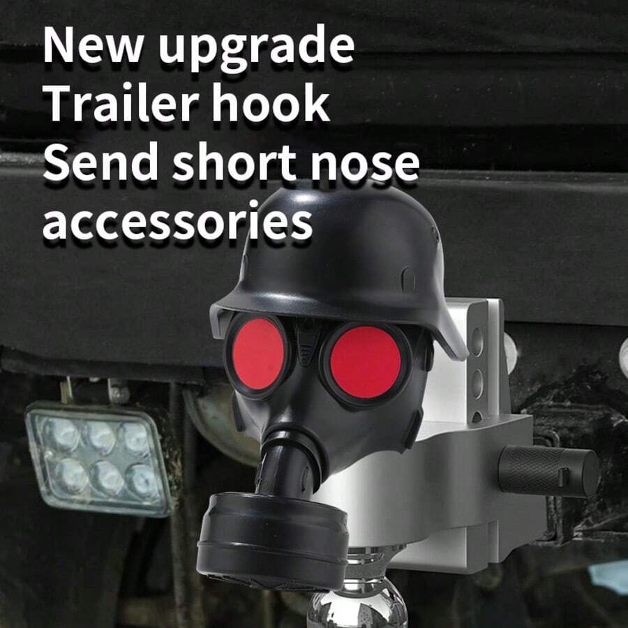 (* Includes Short Nose Accessories *) Trailer Hitch Cover, Trailer Connector Dust Cover, Trailer Safety Hook Dust Plug, Trailer Connector Dust Cover Cap, Trailer Hitch Protector Cover, Safety Hook Dust Plug Protector