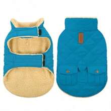 YQueenmore Abrigo de invierno para perros calido acolchado impermeable con forro de felpa chaleco termico para clima  para perros pequeños medianos y grandes resistente al viento facil de - como en la foto - Ver 1