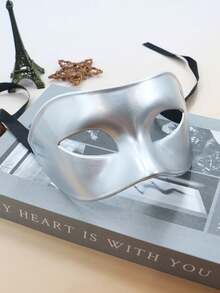 2pcs Sexy Party Masks, Suitable For Parties, Balls, Halloween Celebrations, Unisex Black Alluring Masks - Multicolor - View 3