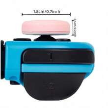 4-Piece Controller Thumb Grip Cover Set For  Switch - Claw Grip Design, Enhanced Grip Covers In White And Pink, Black And Pink, And Black And, To Improve Gaming Experience, Controller Enhancement | Vibrant Controller Cover | Silicone Grip Cover For Switch Controller Grip - 4件套裝 - 黑白 - 查看 5