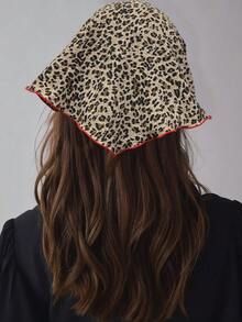 1 件时尚波西米亚黑金属朋克头巾头带，适合音乐节派对和日常佩戴时尚发饰波西米亚风发带 - 棕色 - 查看 12