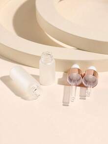 5pcs/10pcs 1ml/2ml/3ml/5ml Rose Gold Glass Dropper Bottles, Mini Sample Dropper Bottles With Glass Dropper, Essential Oil Sample Travel Containers - Pink - View 2