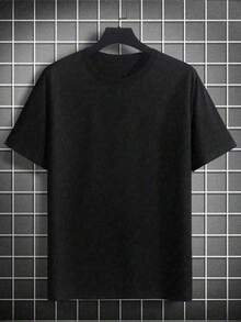 Camiseta de manga corta para hombres de cuello redondo, una obra maestra de estampado elegante para ocasiones de ocio al aire libre,Camisa T unisex. Para hombres. Manga corta. Camisa T de manga corta. Ropa de primavera. Ropa de verano. Prenda de vestir. Prenda superior. Ancha. Silueta grande. Diseño con estampado. Obsequio. Regalo. Estilo street. Primavera. Verano. Otoño. Invierno. Para hombres,camisas para hombre,camiseta navidad hombre,sudadera para hombre,Navidad,ropa de hombre,playeras de hombre casual,camisas de hombre,ropa de hombre elegante,regalo para hombre - Negro - Ver 5