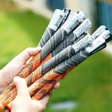 10pcs Golf Grips, Classic Durable Plus Rubber Wooden Shaft - Multicolor - View 13