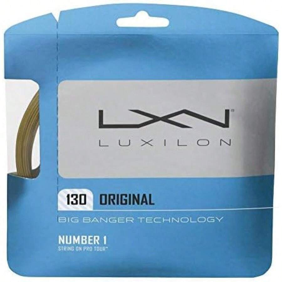 Luxilon Original Tennis String - Set, Amber(0.051 in) - Multicolor - Ver 1