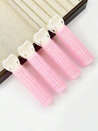 4pcs Women's Manual Hair Curlers, High Top Hairstyle, Voluminous Bangs Hair Accessories, Bangs Fixed Hair Clips, Bangs Curling Tools, Natural And Non Damaging Hair, Daily Casual Hair Accessories ,Hair Styling Kit ,Hair Tool Kit