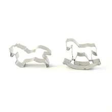 Stainless Steel Rocking Horse Cookie Cutter - Perfect For DIY Baking And Cake Decoration, Essential For Kitchen - Silver - View 10