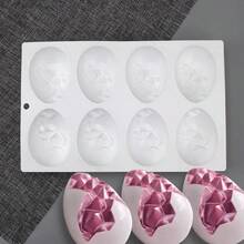 Mostsom Silicone Egg Molds For Chocolate - Easter Party Chocolate Fondant Candy Jelly Dome Mousse Cake Topper MaFKing,EasterEggB - 復活節彩蛋B - 查看 8