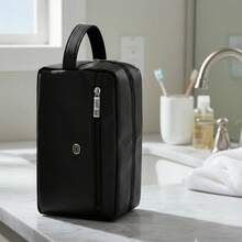 Bolso De Mano, Organizador De Viajes, Dos Compartimentos Semi Impermeable, Diseño Juvenil. Ecko. - Negro - Ver 6