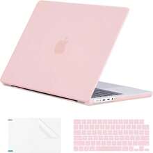 EooCoo Case Compatible With MacBook Pro 14 Inch M5 2025 2024-2021 M4 M3 M2 M1 Pro Max Chip, Hard Shell Cases With Keyboard Cover, Screen Protector - Crystal Clear - ColorE - 查看 1