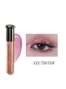 GIRLCULT Illusion Liquid Eyeshadow 03 Vintage Doll, Fine Pearlescent, Sparkling Effect, Lightweight Liquid Formula, Creamy Texture, High Color Payoff, Easy To Blend, Long-Lasting, Smudge-Proof - 03 Old Doll - 查看 7