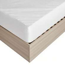 Ecommerc3 Waterproof And Adaptable Terry Cloth Mattress Protector With Elastic Fit - Breathable And Liquid-Resistant Mattress Cover, Maximum Quality Comfort - White - View 2